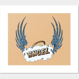 Angel wings Posters and Art